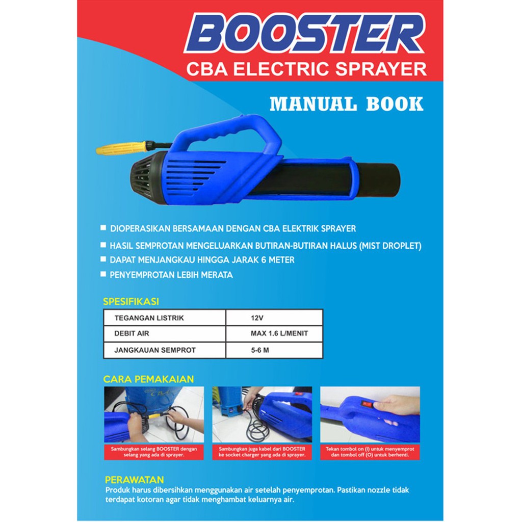 Sprayer Booster Cba Elektrik Shopee Indonesia