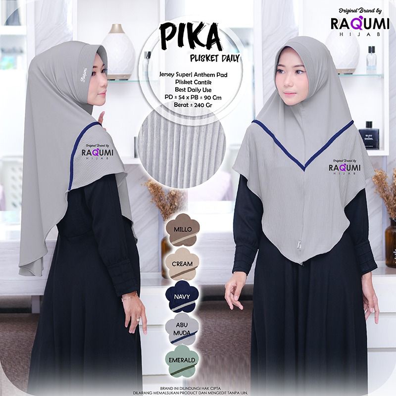 PIKA RAQUMI HIJAB ORIGINAL SOLO