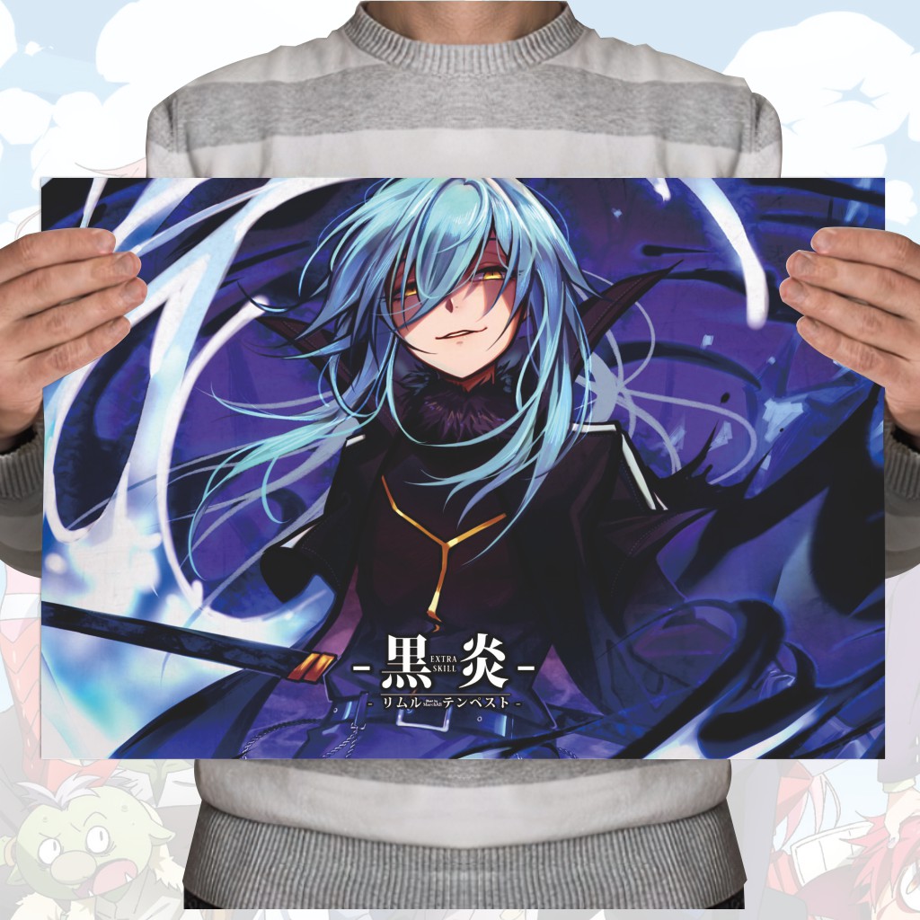 Poster Tensei Shitara Slime Datta Ken Tensura Anime Rimuru Shion Milim Benimaru Shuna - Ukuran A3+-9 Rimuru