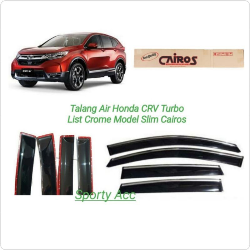 Talang Air CRV Turbo Slim With List Crome Merk Cairos