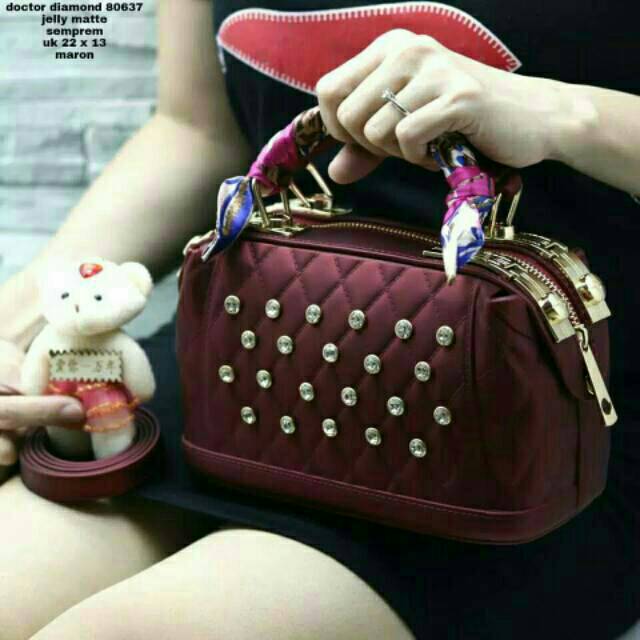  TAS  SLEMPANG DOCTOR DIAMOND BEAR SYALL BISA COD Shopee 