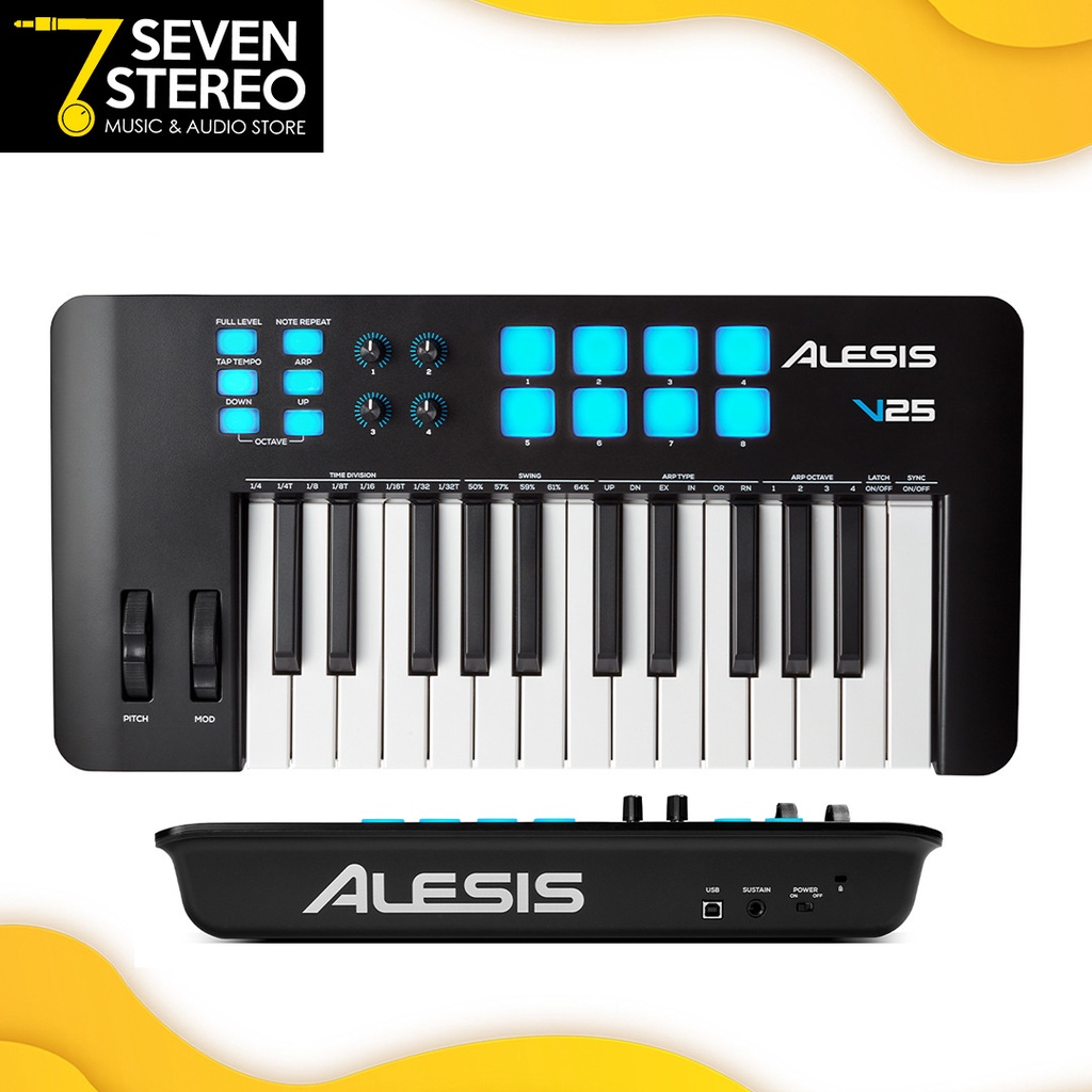 Alesis V25 V 25 USB MIDI Controller Keyboard 25-Key