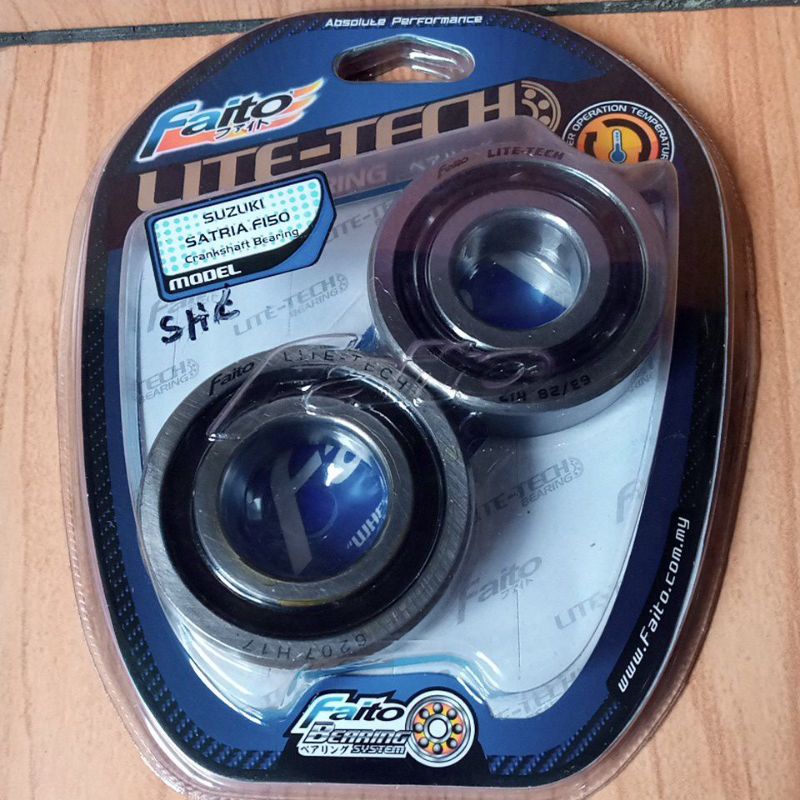lahar/bearing kruk as racing faito buat motor satria fu150 lite tech