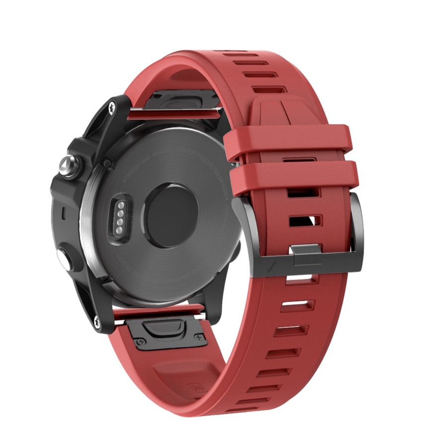 EQF Strap Garmin Fenix 7X 51mm - Tali Jam Quick Fit 26mm Rubber Silikon