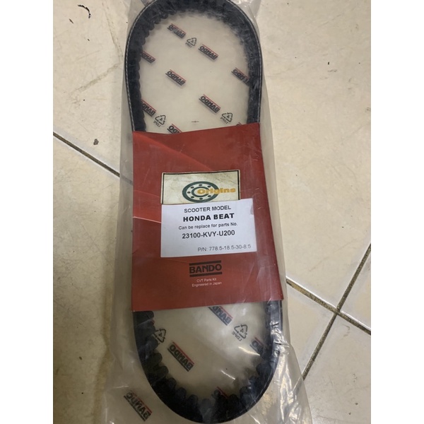 V BELT TALI KIPAS HONDA BEAT SCOOPY LAMA NON ESP BANDO OROGINAL