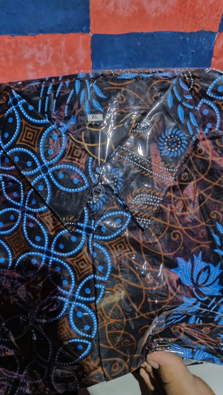 Bswart Batik Hrb026 Kenongo Hem Pendek Padi Pekalongan M L Xl Batik Pria Murah Modern Grosir