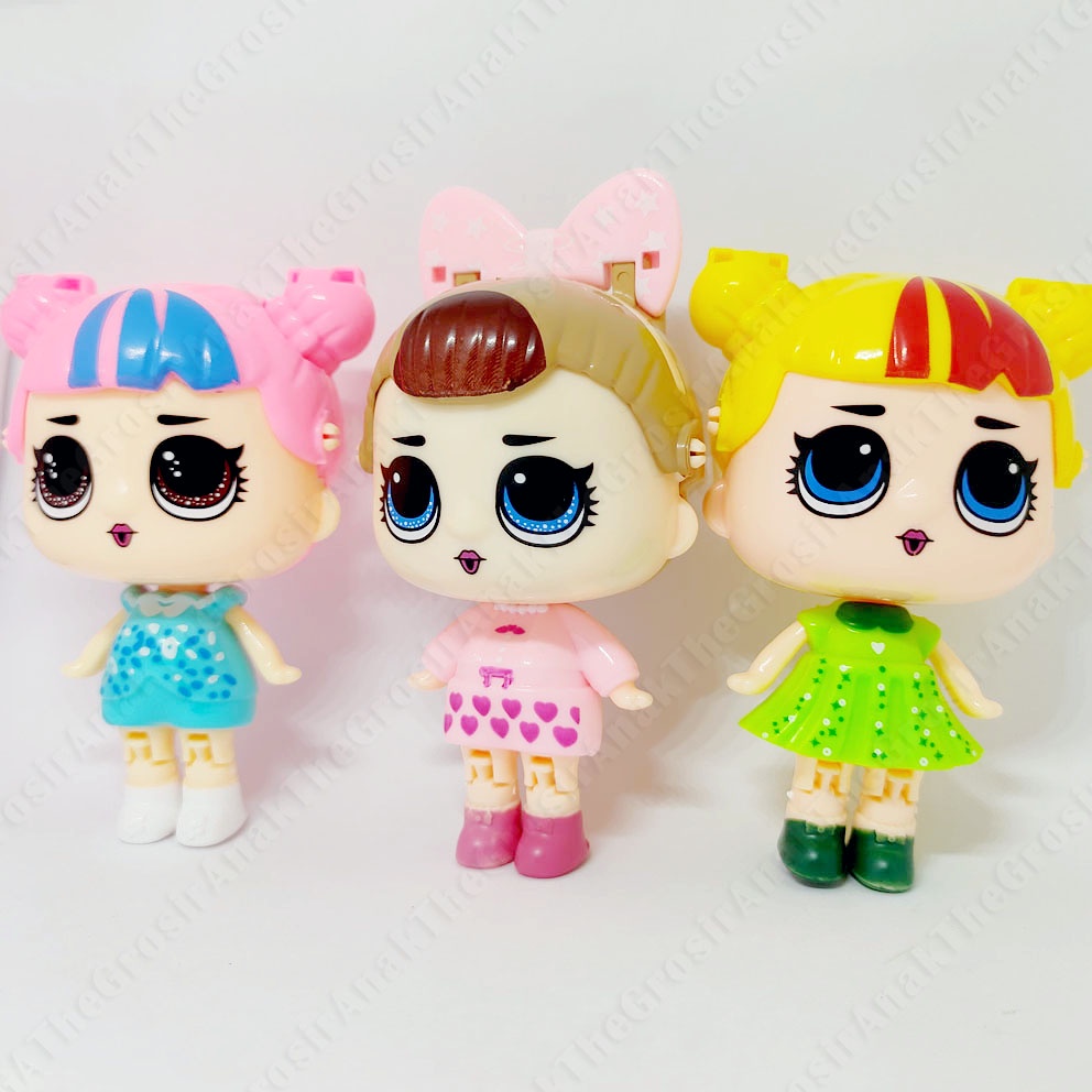 MURAH!!! Fancy Cute Doll LOL Kepala Boneka L.O.L Bisa Dibuka