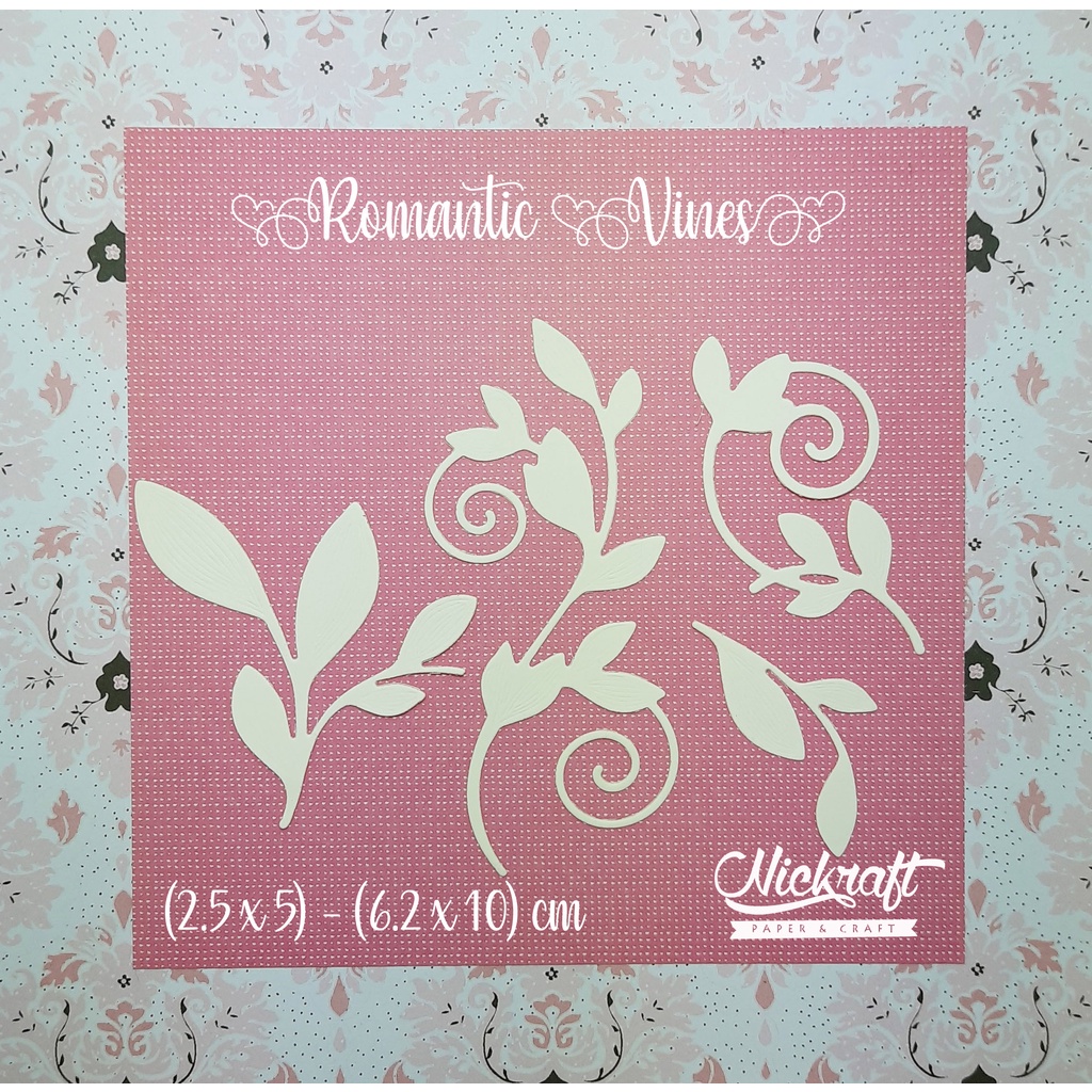 ROMANTIC VINES - Bahan Scrapbook / Daun Kertas