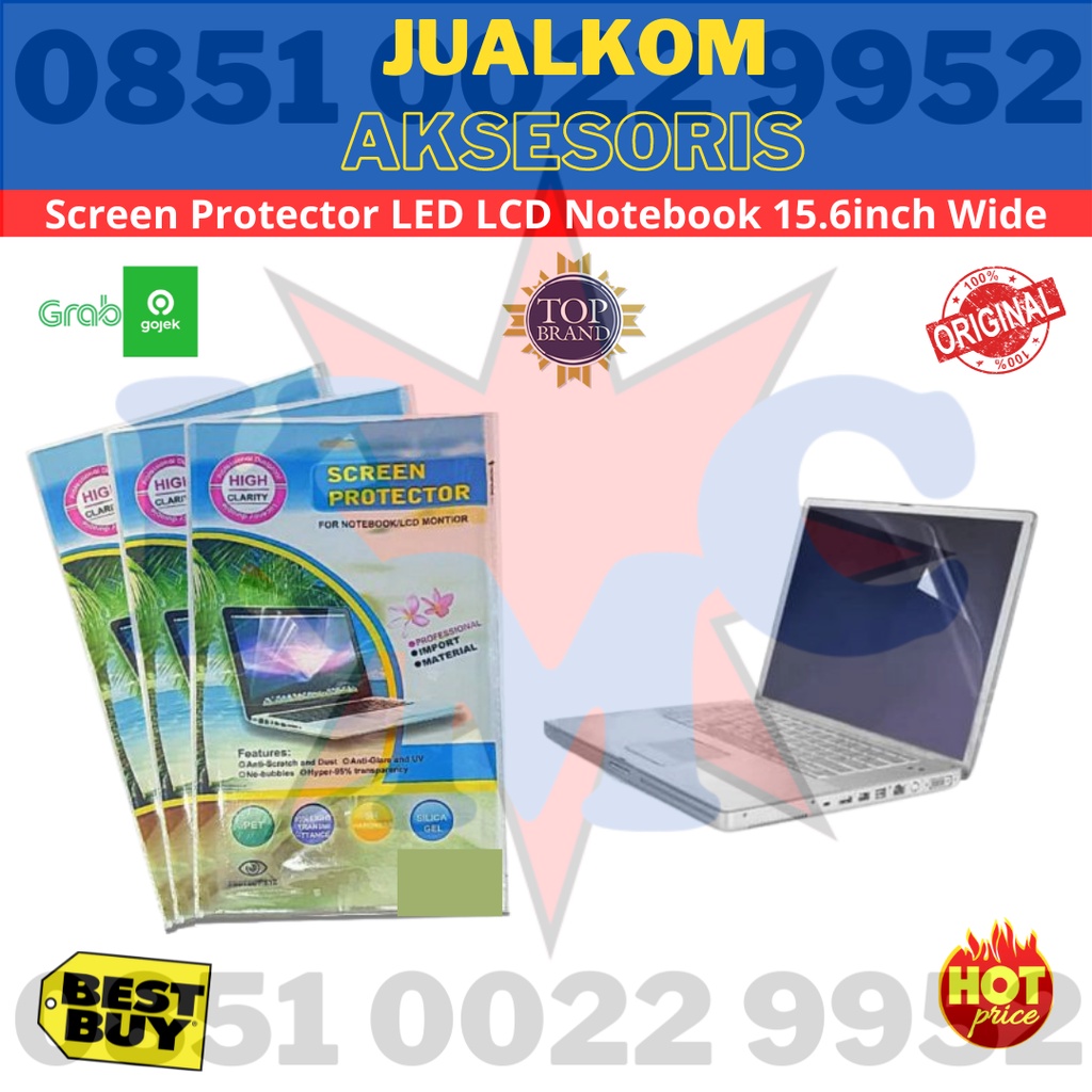 Screen Protector LED LCD Notebook 15.6&quot; Wide