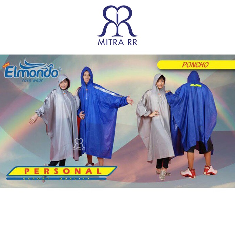 Jas Hujan Poncho Lengan Elmondo Personal 710 Ponco Dewasa Pria Wanita