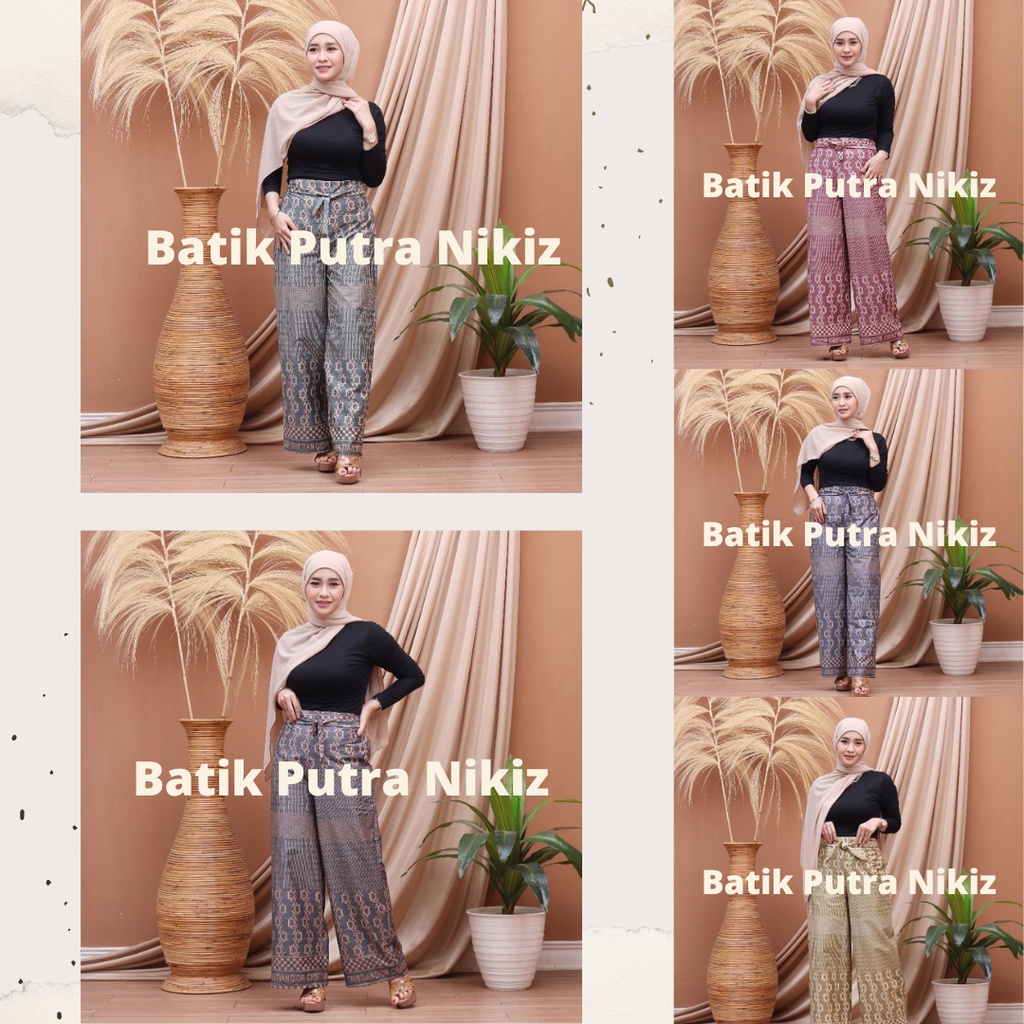 [COD] Celana Kulot Dewasa Variasi Tali Karet Pinggang
