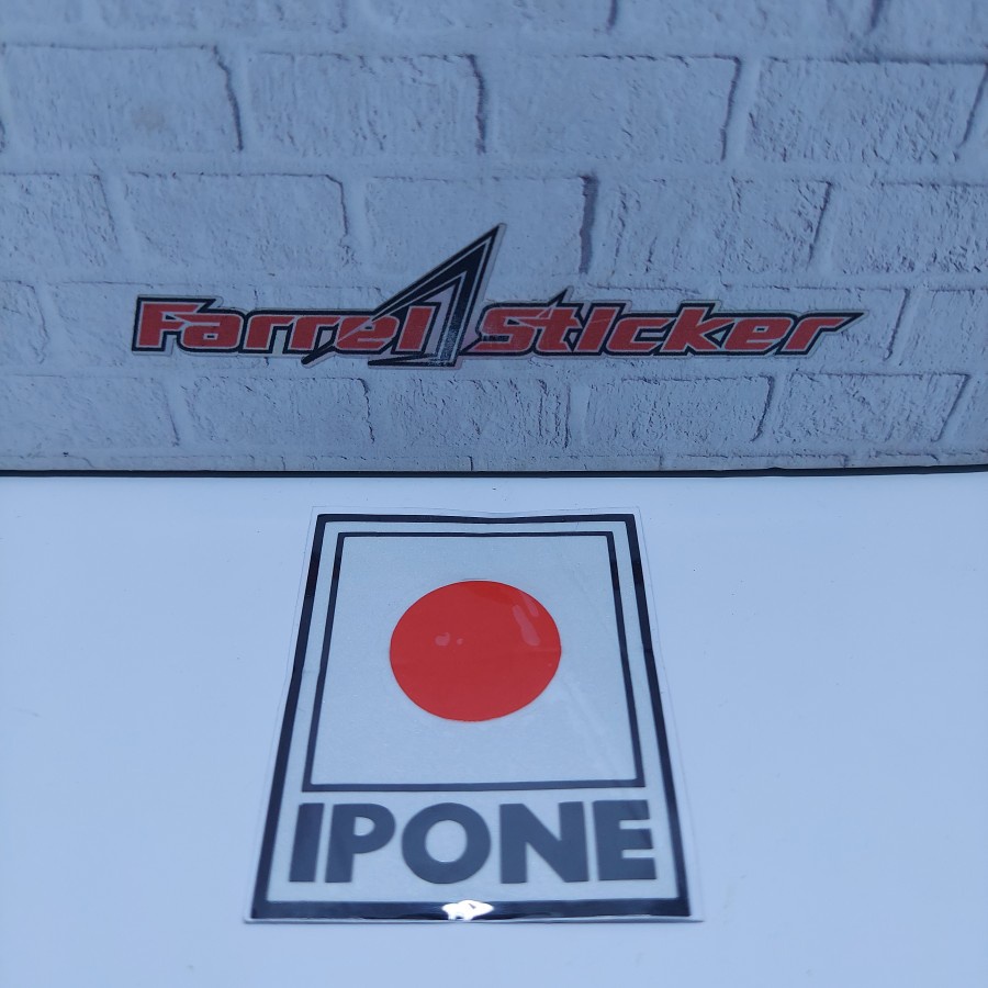 stiker IPONE sticker logo IPONE