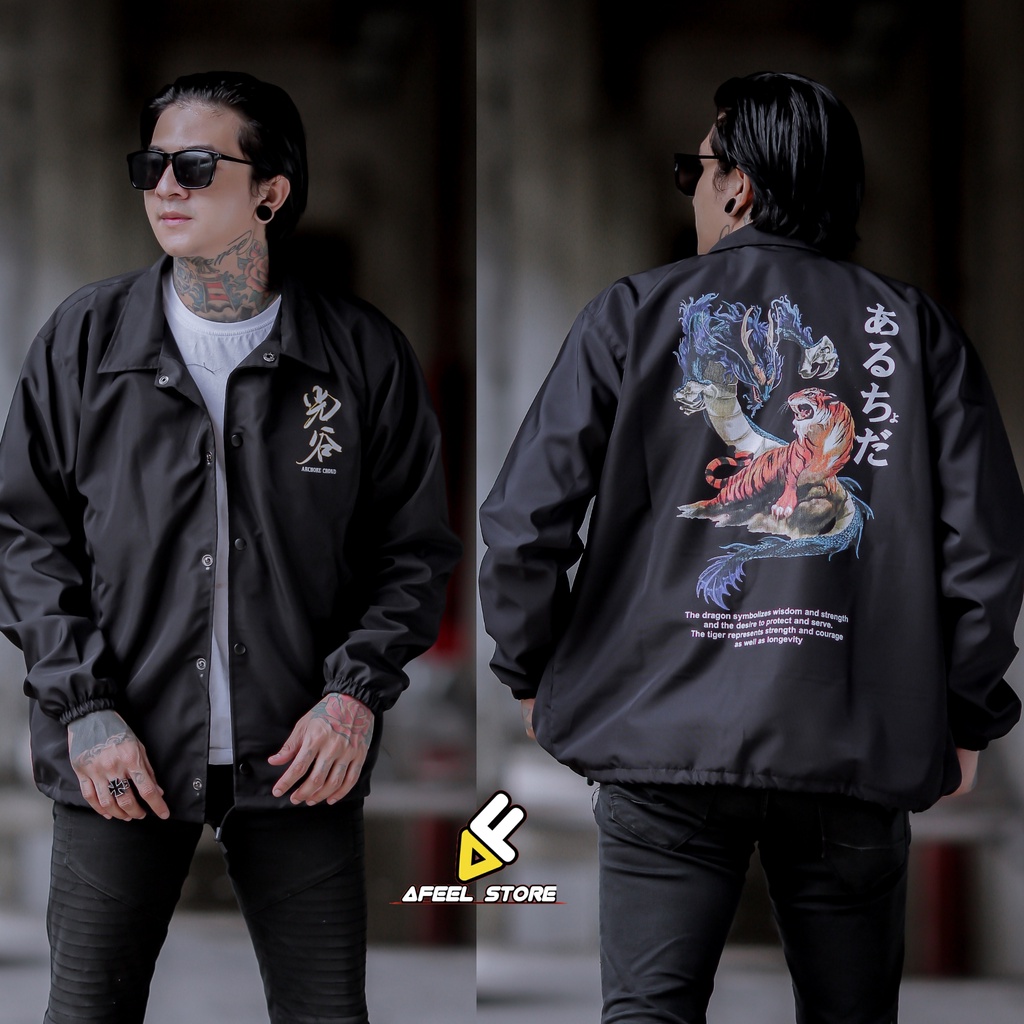 JAKET COACH PRIA NEW LINE YELLOW SALVIO HEXIA - JACKET WINBREAKER PARASUT COWOK-AF12