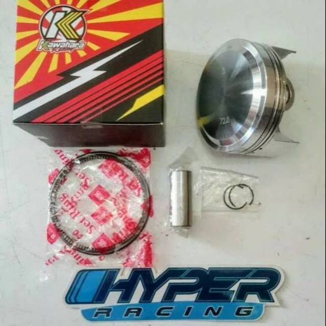 Piston Kit Kawahara Racing 72mm 72 mm Pen Pin 15
