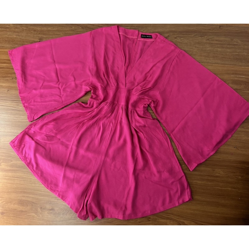 JUMPSUIT RAYON LONCENG JUMPSUIT PENDEK TANGAN PANJANG PAKAIAN SANTAI