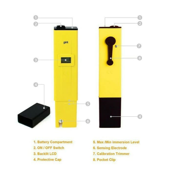 PH Meter / Alat Ukur PH Digital Untuk Hidroponik &amp; Aquaponik