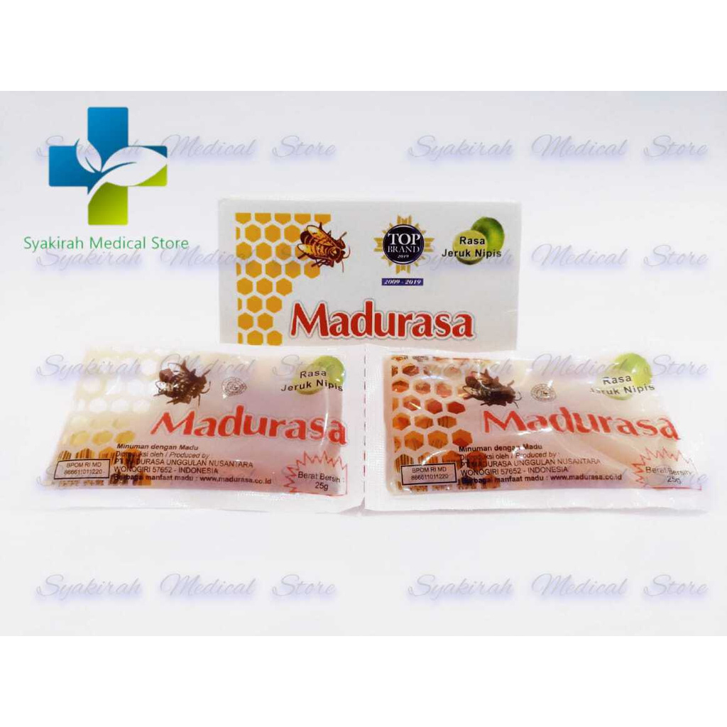 

Madurasa Jeruk Nipis Sachet 25 gr / Madu Sachet