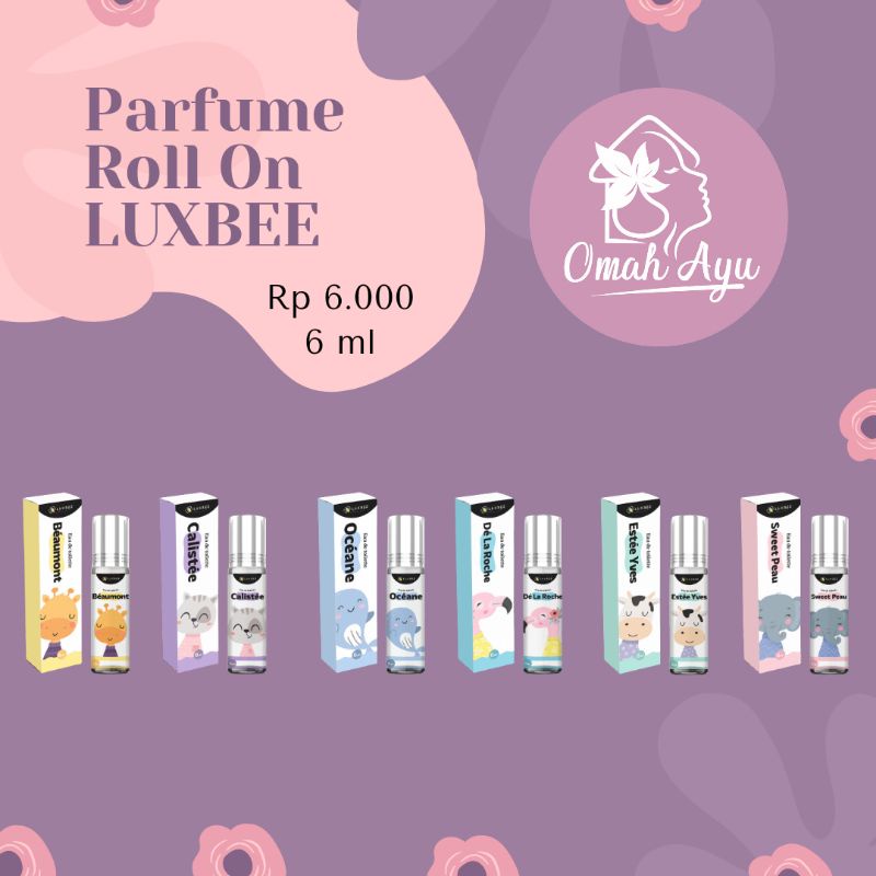 [BPOM] LUXBEE PARFUME ROLL ON 6ML BPOM