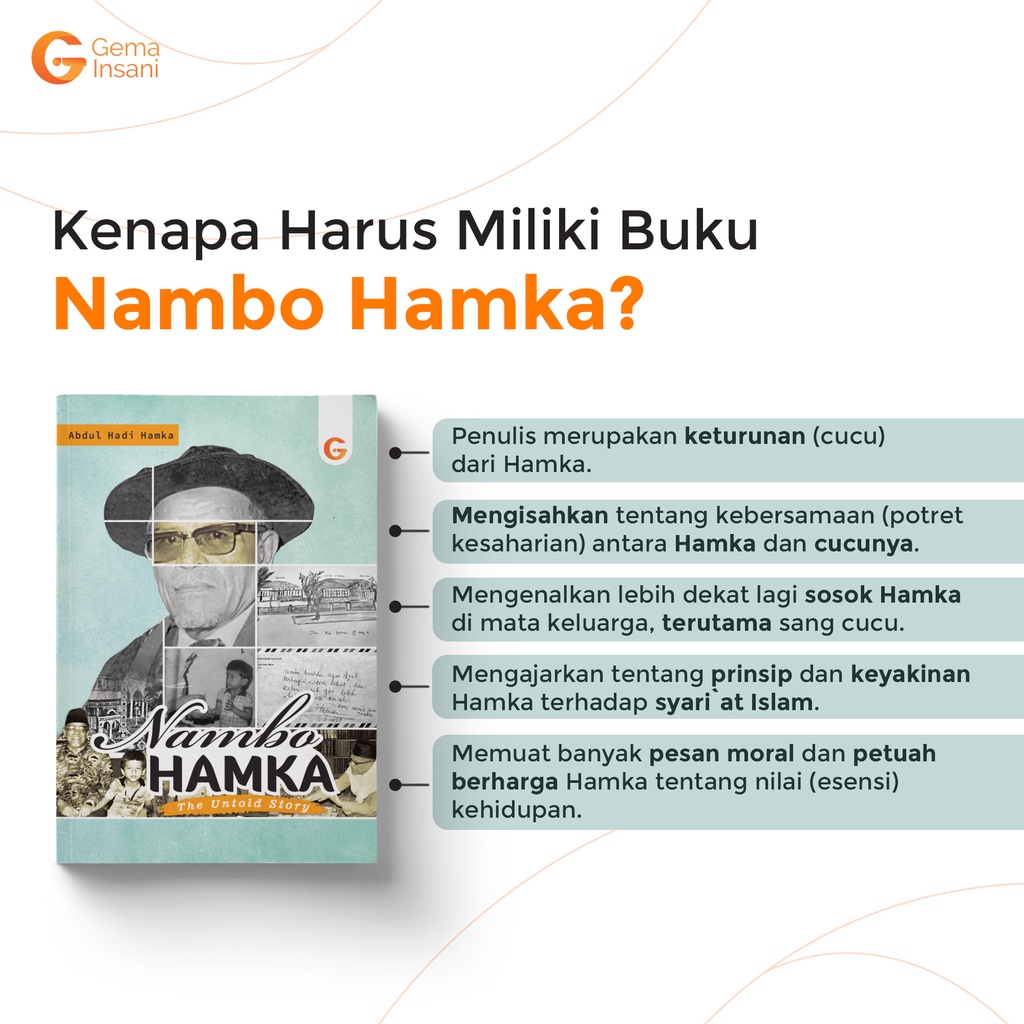 Buku Nambo Hamka - Gema Insani 100% Original