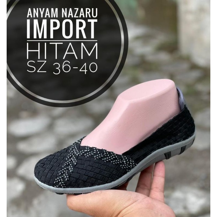 ANYAM NAZARU SEPATU IMPORT MURAH