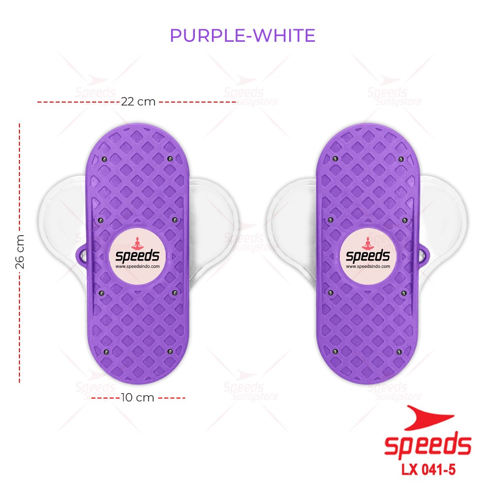 SPEEDS Waist Twisting Kaki Olahraga Rumah Portabel Fitness Pelangsing Perut Paha Pinggul Waist Twisting Terpisah 041-5-TWISTING-5 UNGU