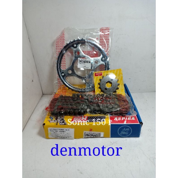 GEAR SET SONIC 150 R MEREK ASPIRA