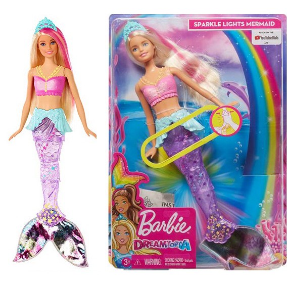 barbie mermaid sparkle lights