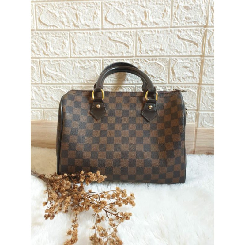 NOTA LIVE Kak Maura Preloved  Tas LV* damier speedy