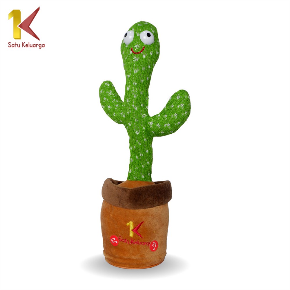 Satu Keluarga Mainan Kaktus Menari M179 Mainan Kaktus Bergoyang Dancing Cactus Boneka Kaktus Goyang