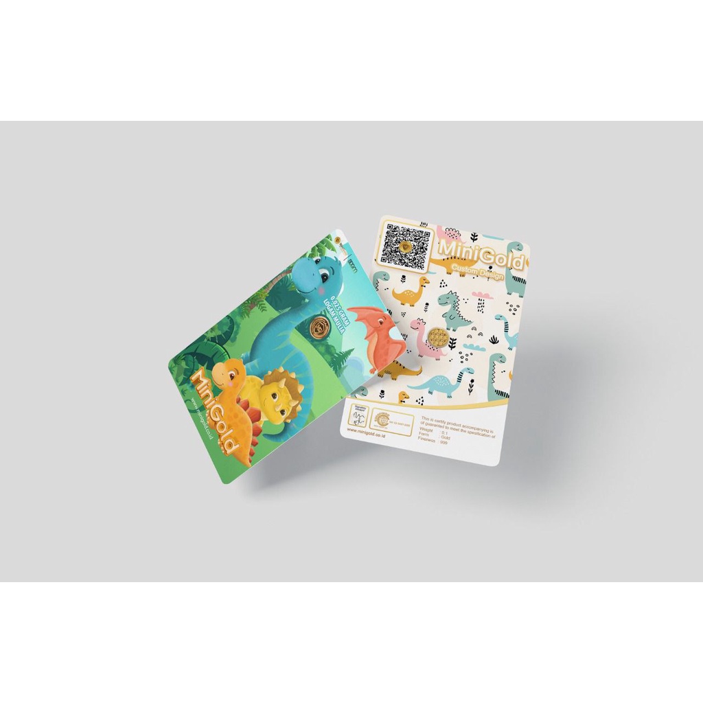 Emas MiniGold Gift Series Dino Dinosaurus 0.5 gram