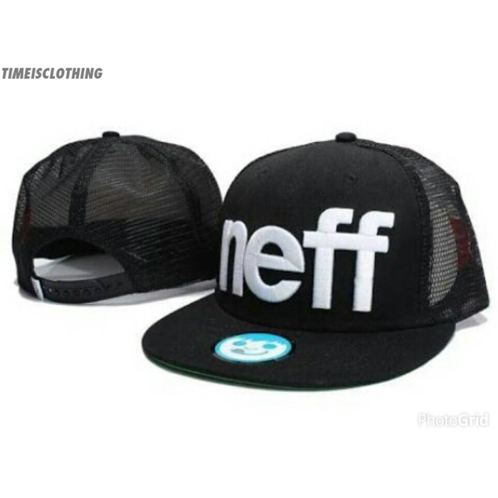 Topi / Cap / Hat Trucker Neff - Black TIC