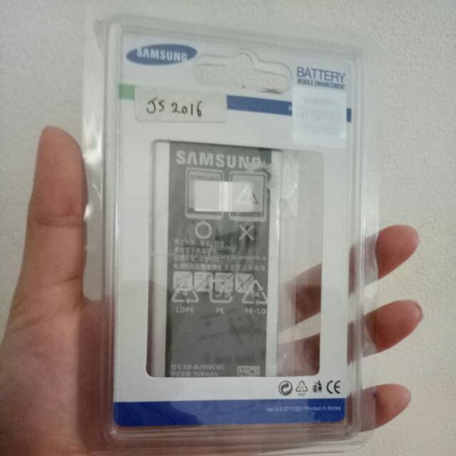 Baterai samsung j5 tahun 2016
