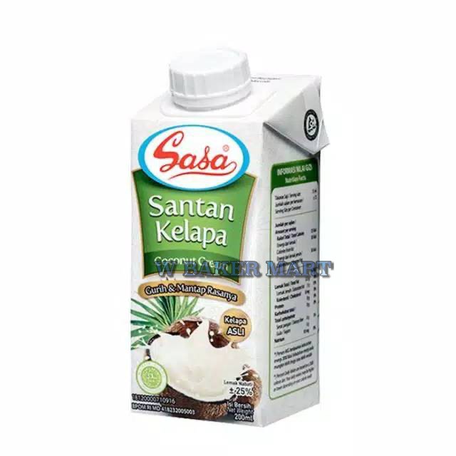 

SANTAN SASA SANTAN CAIR KENTAL INSTANT COCONUT MILK 200GR