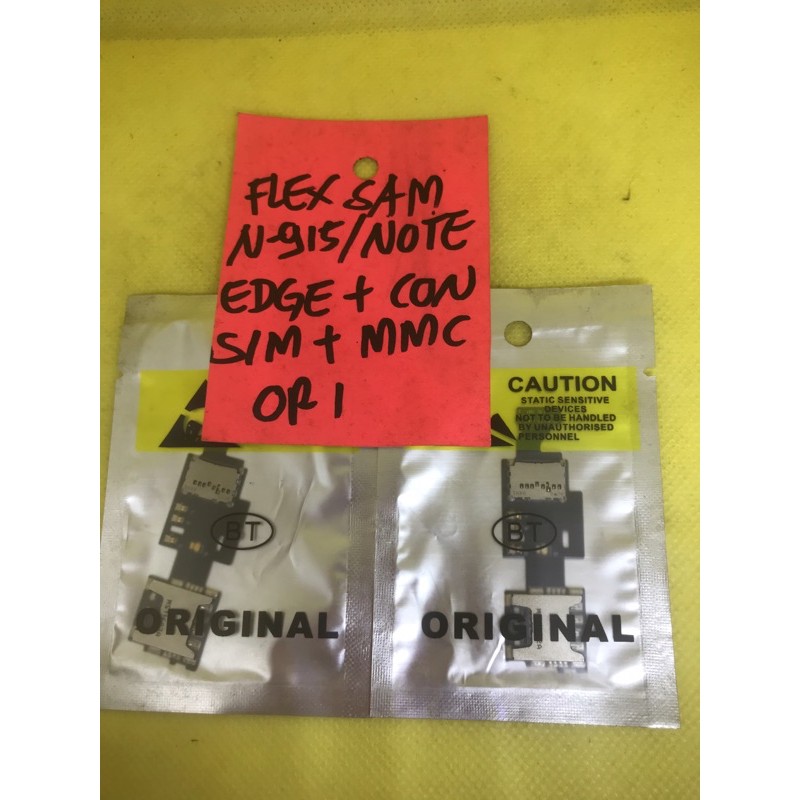 FLEXIBLE FLEXIBEL KONEKTOR SIM / SIM CARD SAMSUNG N915 / NOTE EDGE - FLEX CON SIM + MMC SAMSUNG NOTE