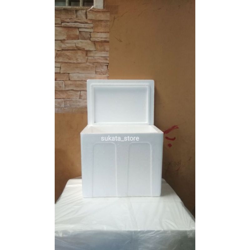 STYROFOAM BOX UKURAN  P 34 x l 25 x T 30 CM STYROFOAM BM STYROFOAM BEKASI