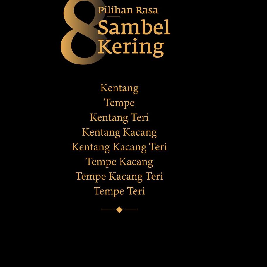 

Paling Bagus!! LR094 Kering Tempe / Kacang / Teri / Mix — Sambal Goreng Orek Keringan Sambel Goreng