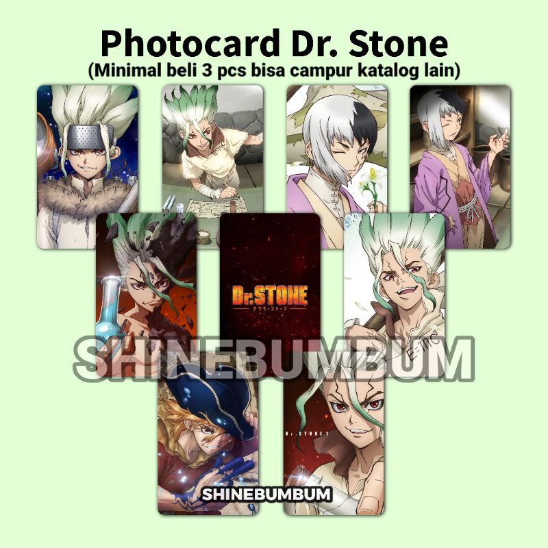 Photocard Anime Dr. Stone (2 Sisi)