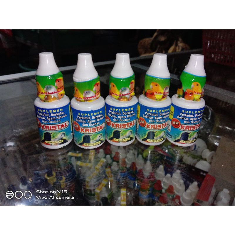 KRISTAL Dr. EDI VITAMIN BURUNG PITA SUARA BURUNG MURAI KACER PLECI IJO