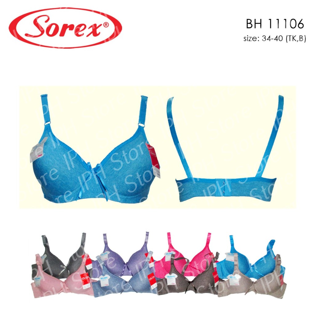 Bra / BH Sorex 11106 (Busa Tipis, Tanpa Kawat, Kait 2)