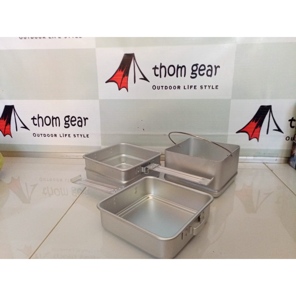 Peralatan Masak Camping Nesting - Misting Tni Cooking Set Thomgear Outdoor Gear Paiton Probolinggo