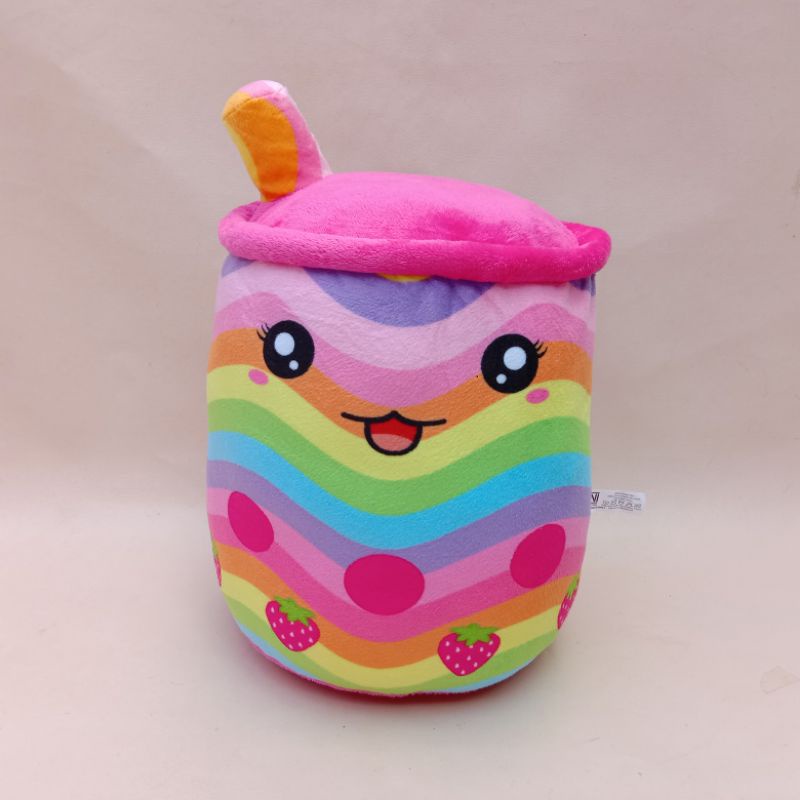 COD Free Ongkir Import BONEKA BOBA MILK TEA /BOBA ES KRIM /BOBA ES KRIM LAMPU BROWN SUGAR  UKURAN M,L,XL,jumbo,giant