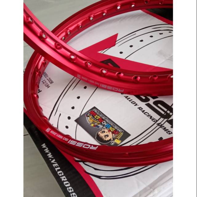 VELG ROSSI UKURAN 140 160 RING 17 MERAH