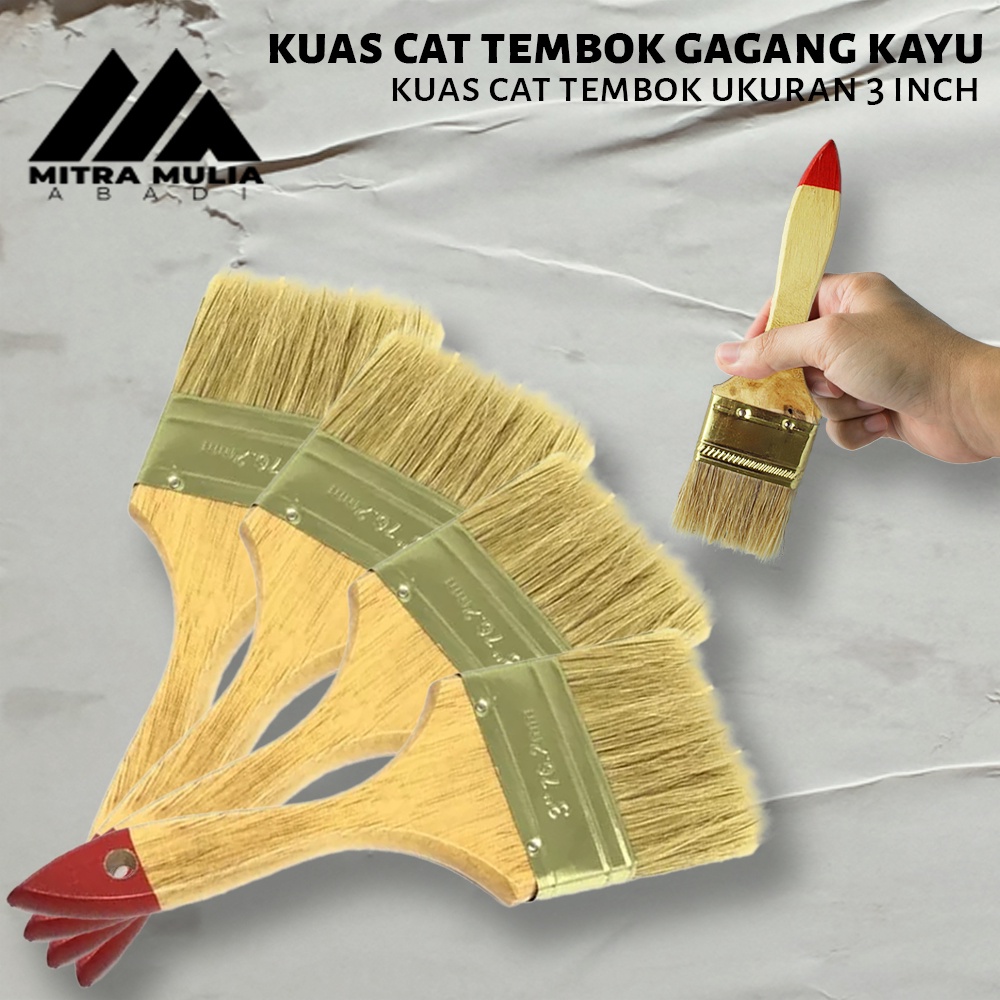 Kuas cat / Koas Cat Tembok / dinding Ukuran 3&quot; inch