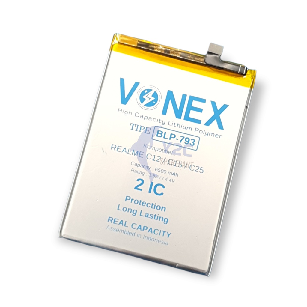 BATERAI REALME C12 / C15 / C25 / BLP793 DOUBLE POWER VONEX / BATRE BATERE BATRAI BATREI
