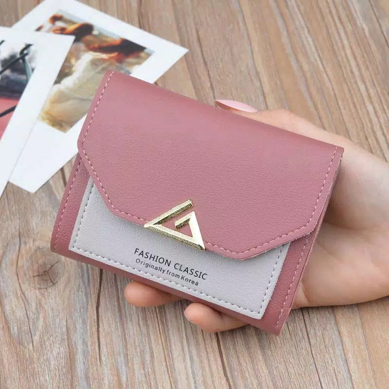 (COD) Dompet Wanita Women Wallet Import Quality Dompet Lipat Dompet Fashion Korea C7