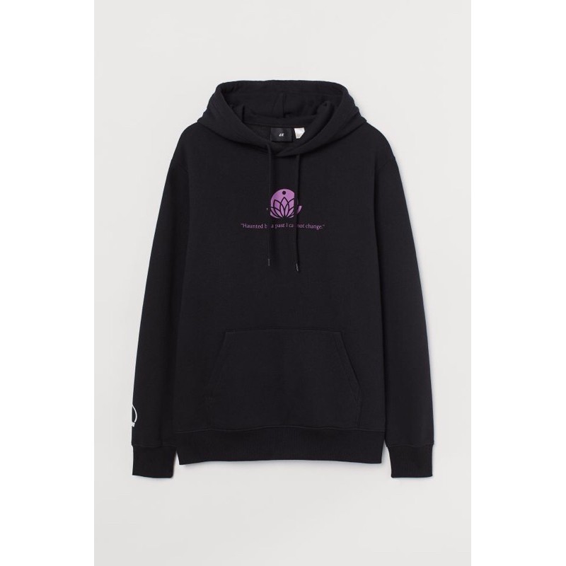 Hoodie H&M Spirit Blossom Black