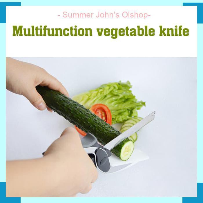 

CLEVER CUTTER PISAU GUNTING PEMOTONG SAYUR BUAH