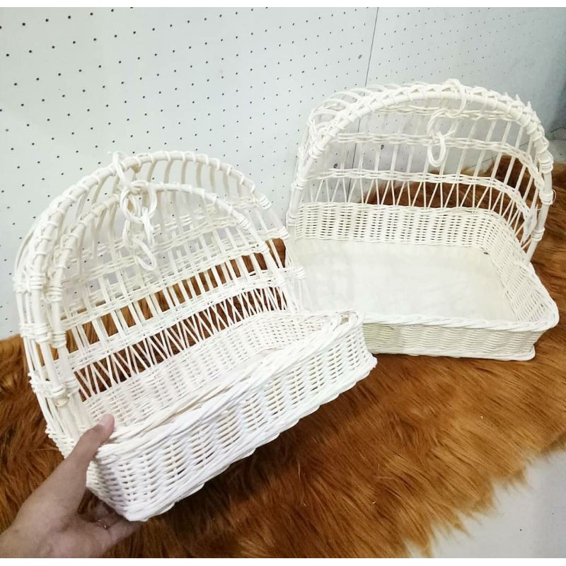 READYSTOK  Keranjang ayunan / hantaran rotan / kotak hantaran / parcel pernikahan / sangkar rotan