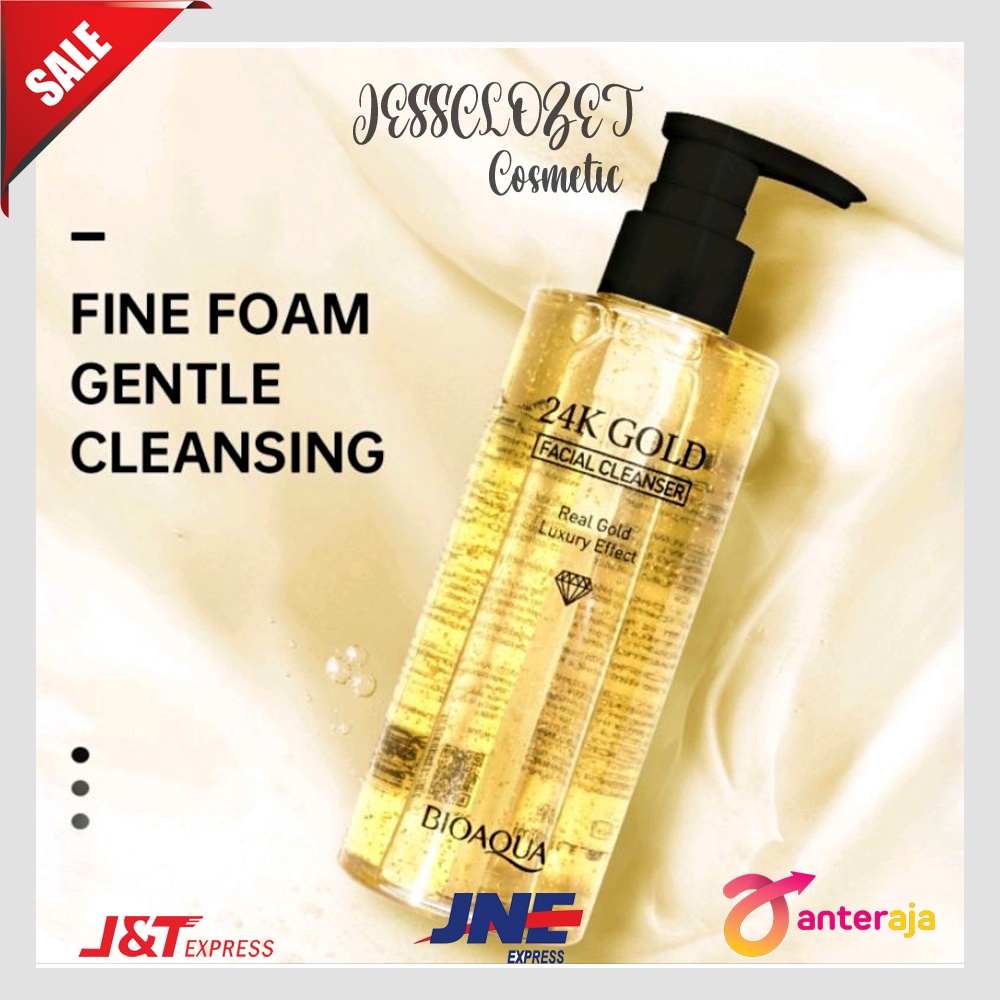 Bioaqua Face Wash 24K Gold Facial Cleanser 200ml