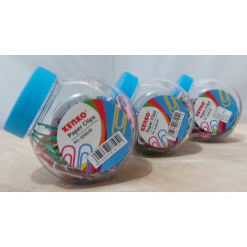

Paper Clip/Penjepit Kertas Warna-Warni Kenko PC-3200JR 200 pcs